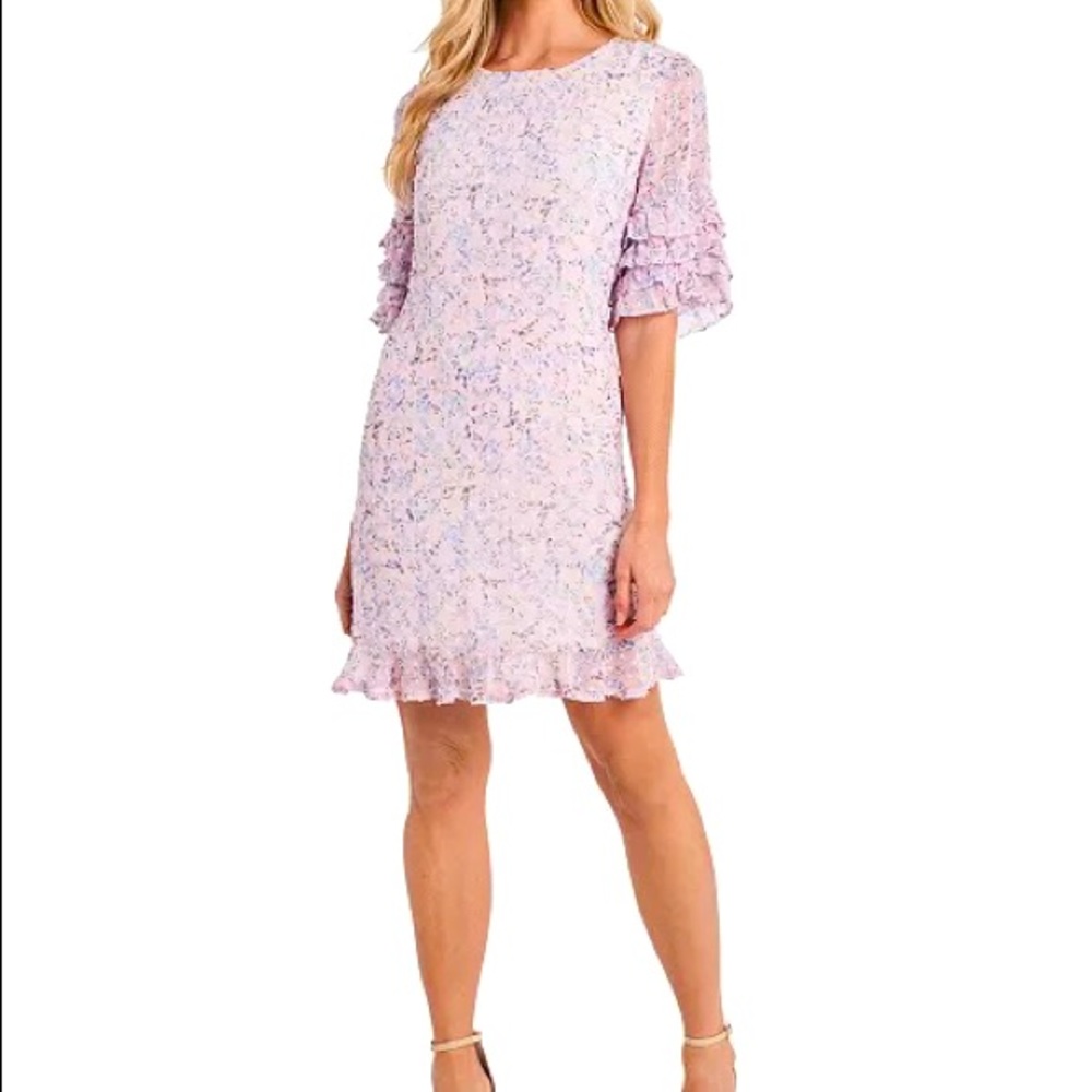 CeCe Dominique Ruffle Dress